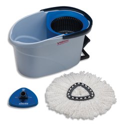 Système essoreur UltraSpin Mini starterkit Bleu clair, capacité 6 Litres L29,3 x H48,6 x P29,6 cm