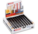 Marqueur permanent edding 2000c pointe ogive tracé 1,5-3mm corps aluminium value pack 17+3 unités