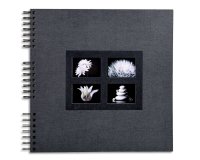 Album photos à spirales 60 pages noires Passion - 32x32 cm