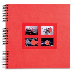 Album photos à spirales 60 pages noires Passion - 32x32 cm
