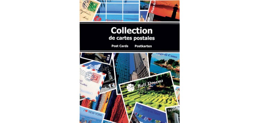 Album de collection pour 200 cartes postales - 20x25,5 cm - Visuel
