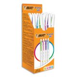 BIC Stylo bille Cristal Up Fashion, assorti, carton de 20