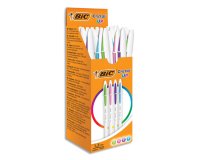 BIC Stylo bille Cristal Up Fashion, assorti, carton de 20