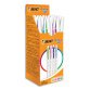BIC Stylo bille Cristal Up Fashion, assorti, carton de 20