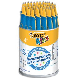 Pot de 36 stylos billes BEGINNERS TWIST. Encre Bleue.