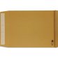 Paquet de 25 pochettes kraft brun recyclé 120 g, 3 soufflets de 3 cm, 26 : 275x365mm. Autoadhésive
