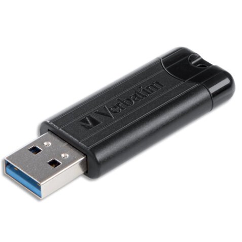 Clé USB 3.0 Verbatim PinStripe noire 32 Go