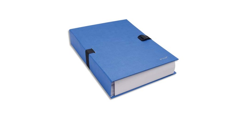 Chemise extensible sans rabat Exacompta à clip dos 13 cm