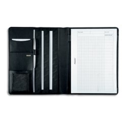 Conférencier 'CREMONA', A4, cuir nappa, noir