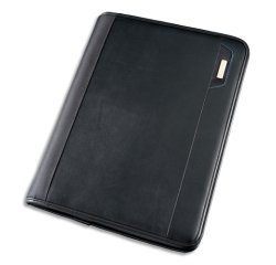 Organiseur de tablette A4 TRENTO, similicuir, noir