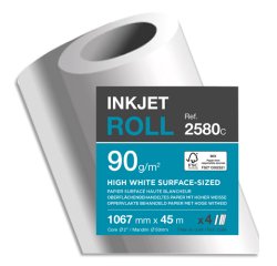 Papier traceur jet d'encre, 1.067 mm x 45 m