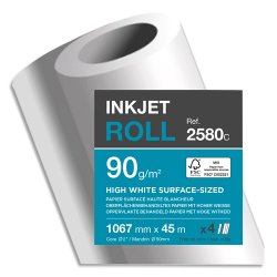 Papier traceur jet d'encre, 1.067 mm x 45 m