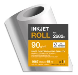 Papier traceur jet d'encre, 1.067 mm x 45 m