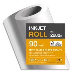 Papier traceur jet d'encre, 1.067 mm x 45 m