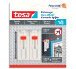 Clou adhésif ajustable - Powerstrips - pour papier peint & plâtre - support