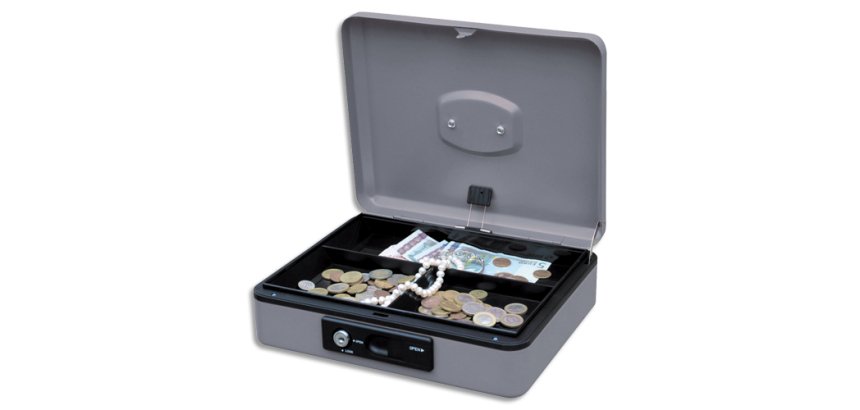 Caisse à monnaie Deluxe, 250 mm