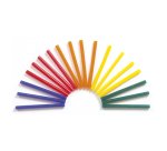 Recharge pistolet   colle de couleurs   chaud tout usage 5 couleurs 7mmx10cm 100gr       sachet de 25 un