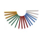 Recharge pistolet   colle pailletee   chaud tout usage  5 couleurs 7mmx10cm 100gr     sachet de 25 un