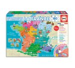 Puzzle 150 départements et régions de France, 150 pièces, format 40 x 28 cm