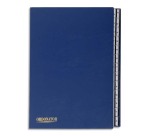 Trieur rigide Exacompta Ordonator alphabétique 26 divisions bleu