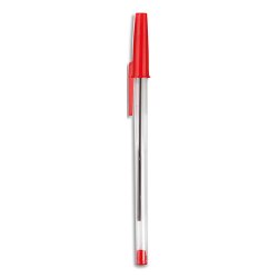 Stylo bille. Pointe 1.0. Encre Rouge.