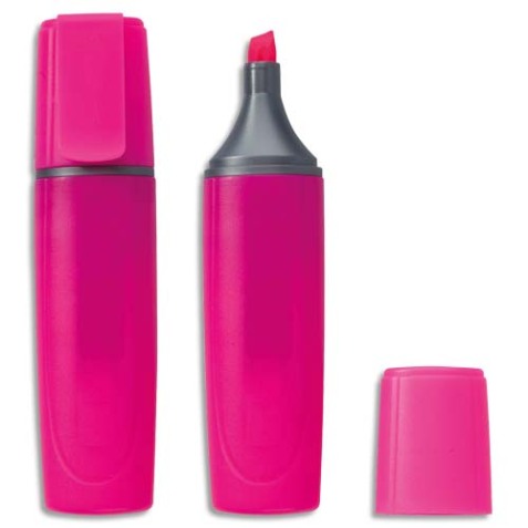 Surligneur jumbo. Encre Rose.