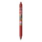 Roller pilot frixion ball clicker 0.7 mika édition limitée éclair écriture moyenne 0.5mm encre rouge effaçable