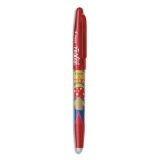 Roller pilot frixion ball mika édition limitée champignon écriture moyenne 0.5mm encre effaçable grip couleur rouge