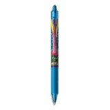 Roller pilot frixion ball clicker 0.7 mika édition limitée bougie écriture moyenne 0.5mm encre turquoise effaçable