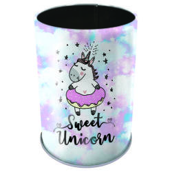 Licorne Pot à crayons rond