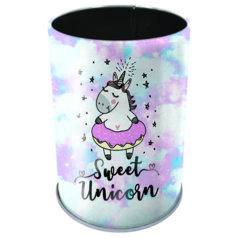 Licorne Pot à crayons rond