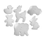 Assortiment plaques a repasser graine creative 16 a 22 cm 6 unites formes         assorties