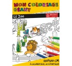 Coloriage geant bouchut le zoo 120x80cm papier 150g      impression noir