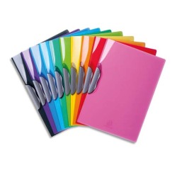 Chemise de présentation à Clip Exacompta Iderama 22 x 31 coloris assortis