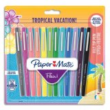 Pochette de 12 Stylos feutres Flair Original Tropical, pointe 0,4mm