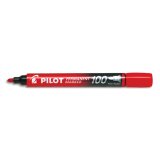 Marqueur permanent MARKER 100 pointe conique fine encre rouge