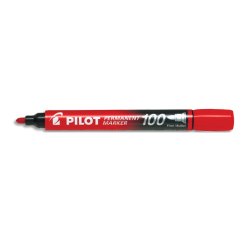 Marqueur permanent MARKER 100 pointe conique fine encre rouge