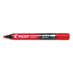 Marqueur permanent MARKER 100 pointe conique fine encre rouge