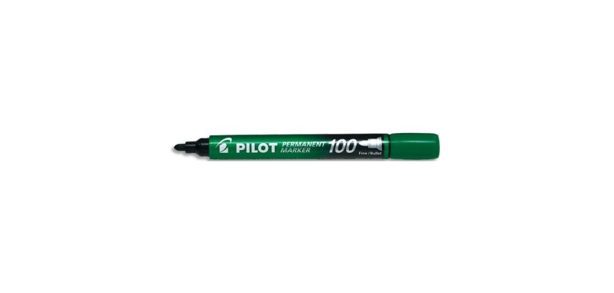 Marqueur permanent MARKER 100 pointe conique fine encre vert
