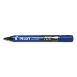 Marqueur permanent MARKER 100 pointe conique fine encre bleu