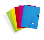 Cahier piqué Mimesys 17x22cm 96 pages petits carreaux couverture polypropylène Couleur aléatoire - Assortis