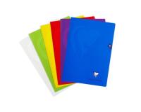 Cahier piqué Mimesys A4 96 pages petits carreaux couverture polypropylène Couleur aléatoire - Assortis