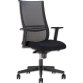 Fauteuil Altum dossier résille assise tissu Noir, à mécanisme synchrone, accoudoirs réglables 2D fournis