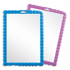 Ardoise plastique transparente format 31 x 23 cm pour apprendre aux enfants à écrire ou dessiner