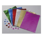 Feuille metallisee o'color a4 coloris assortis sachet 100   unites