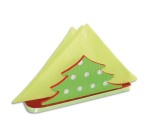 Porte-serviettes culture club à décorer forme sapin mdf 16x5x6cm