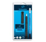 Stylo plume easy schneider bleu avec 1 effaceur et 5 cartouches standards