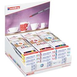 Présentoir de 18 sets de 6 feutres pour porcelaine 4200