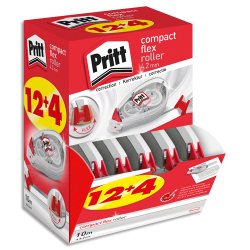 Boite de 16 rollers correction frontal jetable COMPACTFLEX.Embout flex.Dimensions 4,2mmx10 m