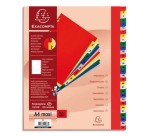 Intercalaires imprimés numériques PP couleurs 12/100e - 31 positions - A4+ - Assorties vives
